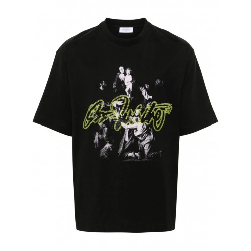 Tricou OFF WHITE, Script Mary Skate, Black, Skate Fit Tricou OFF WHITE, Script Mary Skate, Black, Skate Fit