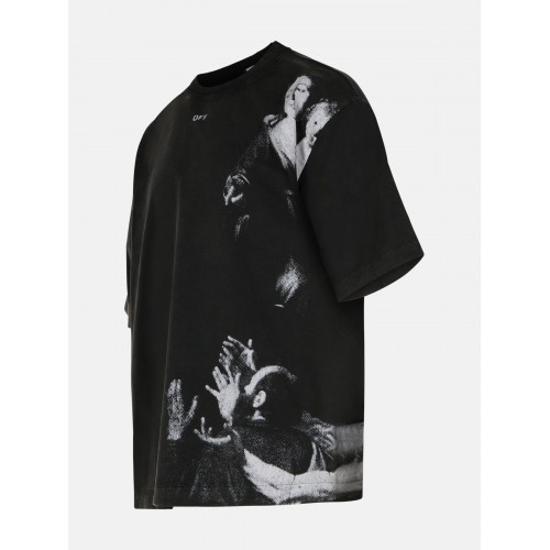 Tricou OFF WHITE, Mary Skate Print, Black Tricou OFF WHITE, Mary Skate Print, Black