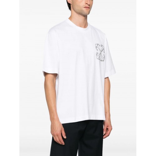 Tricou OFF WHITE, Dragon Skate, White, Skate Fit Tricou OFF WHITE, Dragon Skate, White, Skate Fit