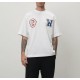 Tricou OFF WHITE, Wizzard Print, White - OMAA120F24JER00Q0184