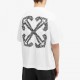 TRICOU OFF WHITE, Print Negru OMAA120S24JER0010110 - OMAA120S24JER0010110