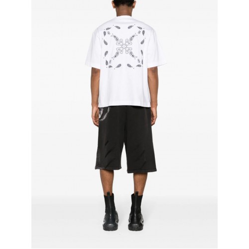 Tricou OFF WHITE, Bandana Arrow OMAA120S24JER0030110 Tricou OFF WHITE, Bandana Arrow OMAA120S24JER0030110