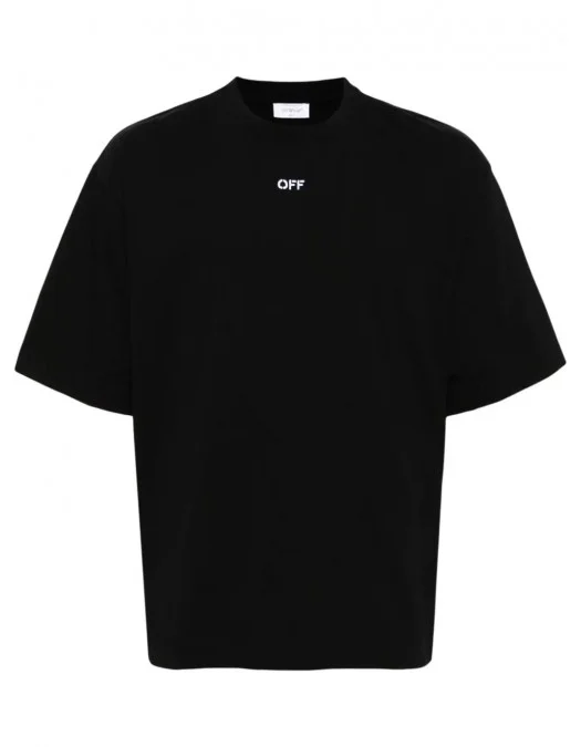 Tricou OFF WHITE, Scribble Diags, Negru - OMAA120S24JER0051001