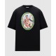 Tricou OFF WHITE, Fresco Paint Print, Black - OMAA120S25JER0021001