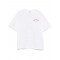 Tricou OFF WHITE, Star Arrow, Red Purple Details, White, Skate Fit