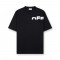 Tricou OFF WHITE, Off Split, Logo Print, Black, Skate Fit