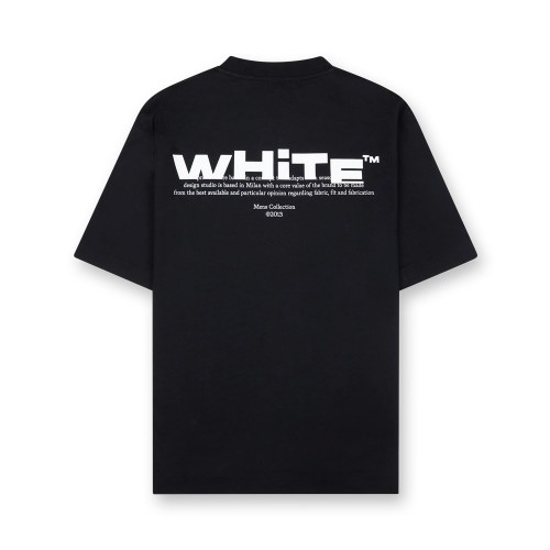 Tricou OFF WHITE, Off Split, Logo Print, Black, Skate Fit Tricou OFF WHITE, Off Split, Logo Print, Black, Skate Fit