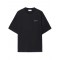 TRICOU OFF WHITE, Barber Arrow, Cotton, Black, Skate Fit