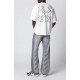 Tricou OFF WHITE, Chain Arrow Skate, Relaxed Fit, Alb - OMAA120S26J004100