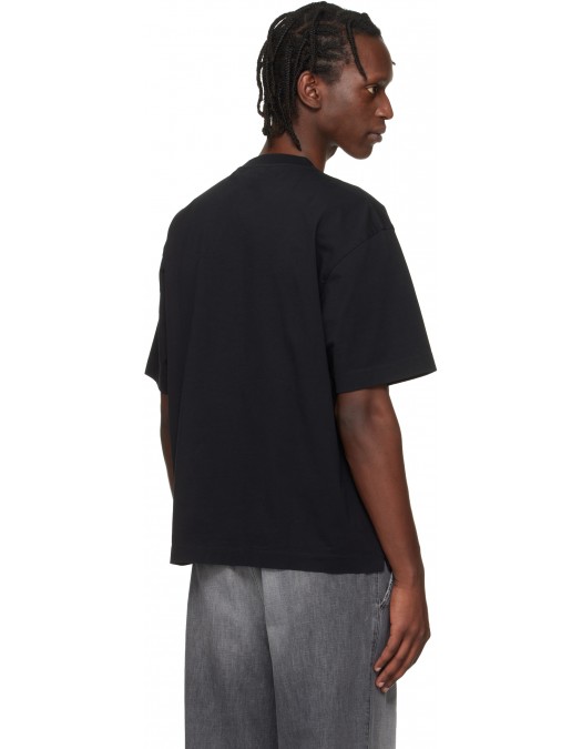 Tricou OFF WHITE, Statement TEE, Oversized Fit, Negru - OMAA120S26J007001