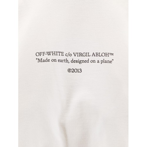 Tricou OFF WHITE, Statement TEE, Oversized Fit, Cream