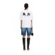 Tricou OFF WHITE, Half Arrow Skate T-shirt, Alb - OMAA120S26J008100