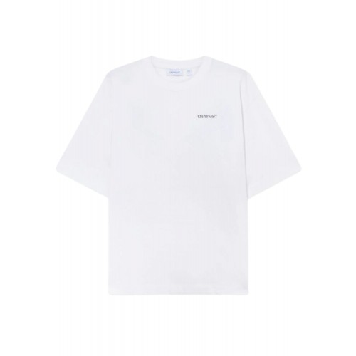 Tricou OFF WHITE, Half Arrow Skate T-shirt, Alb