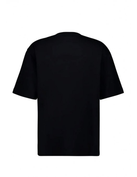 Tricou OFF WHITE, REVE CARAVAGGIO, Relaxed Fit, Negru - OMAA120S26J00C001