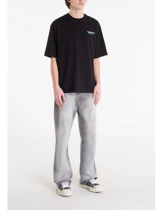 Tricou OFF WHITE, Moon Skate Graphic T-shirt, Negru - OMAA120S26J00E001