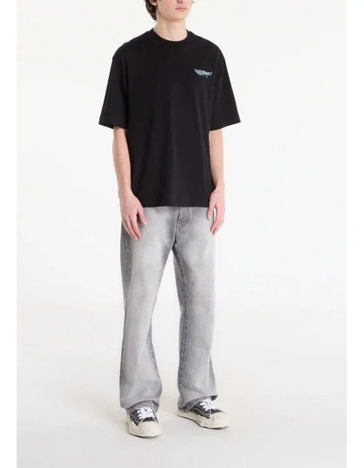 Tricou OFF WHITE, Moon Skate Graphic T-shirt, Negru - OMAA120S26J00E001