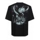 Tricou OFF WHITE, Moon Skate Graphic T-shirt, Negru - OMAA120S26J00E001
