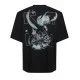 Tricou OFF WHITE, Moon Skate Graphic T-shirt, Negru - OMAA120S26J00E001