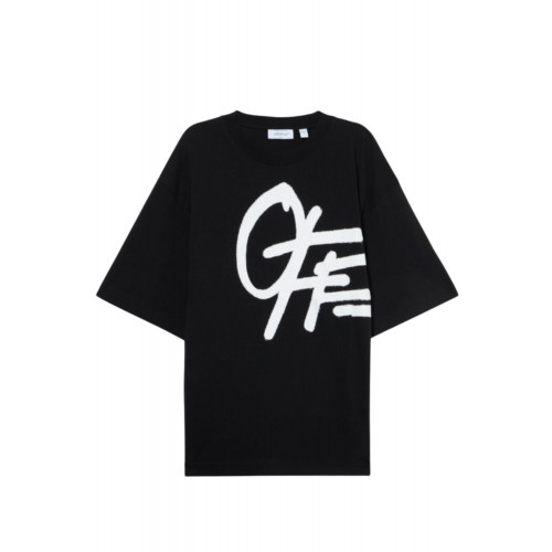 Tricou OFF WHITE, Spray Logo Skate T-shirt