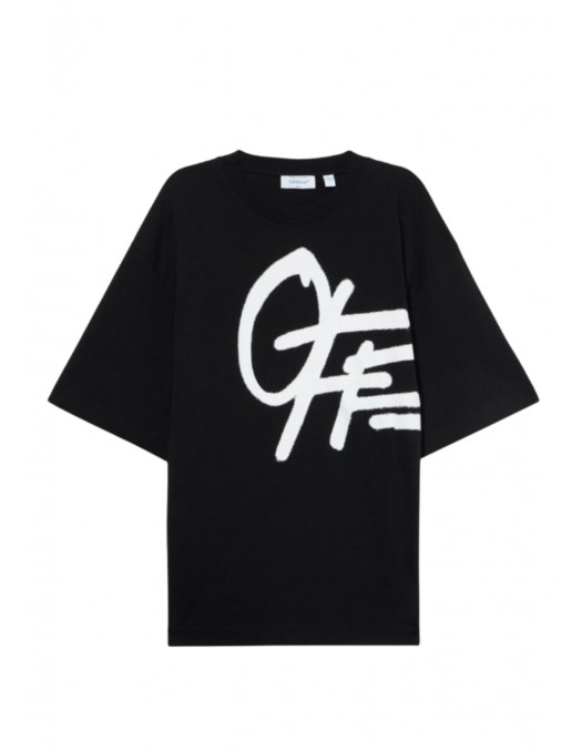 Tricou OFF WHITE, Spray Logo Skate T-shirt - OMAA120S26J00L001