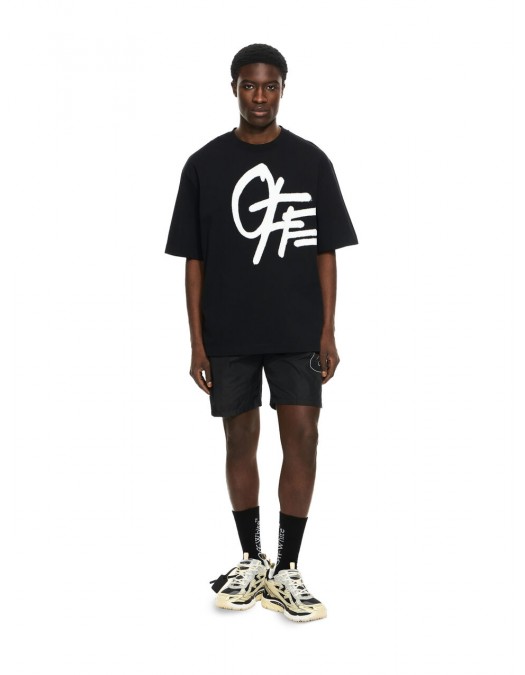 Tricou OFF WHITE, Spray Logo Skate T-shirt - OMAA120S26J00L001