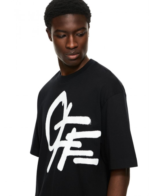 Tricou OFF WHITE, Spray Logo Skate T-shirt - OMAA120S26J00L001