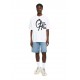 Tricou OFF WHITE, Spray Logo Skate T-shirt,Alb - OMAA120S26J00L100