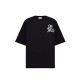 Tricou OFF WHITE, White logo attached, Negru - OMAA120S26J00M001