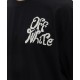 Tricou OFF WHITE, White logo attached, Negru - OMAA120S26J00M001