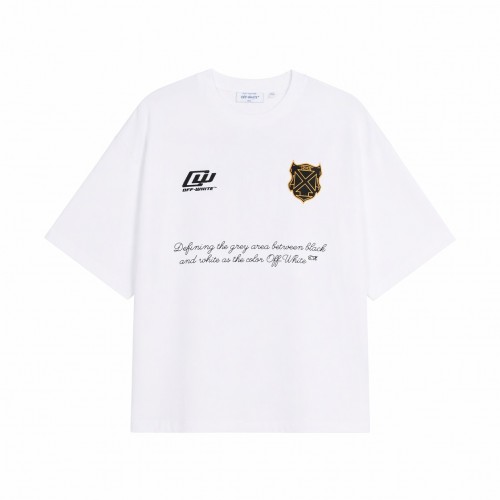 Tricou OFF WHITE, Sporty 3 Skate, White