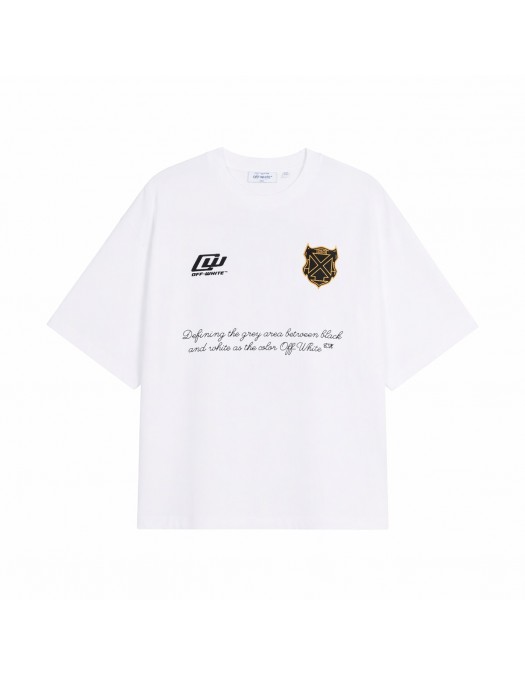 Tricou OFF WHITE, Sporty 3 Skate, White - OMAA120S26J00Q100