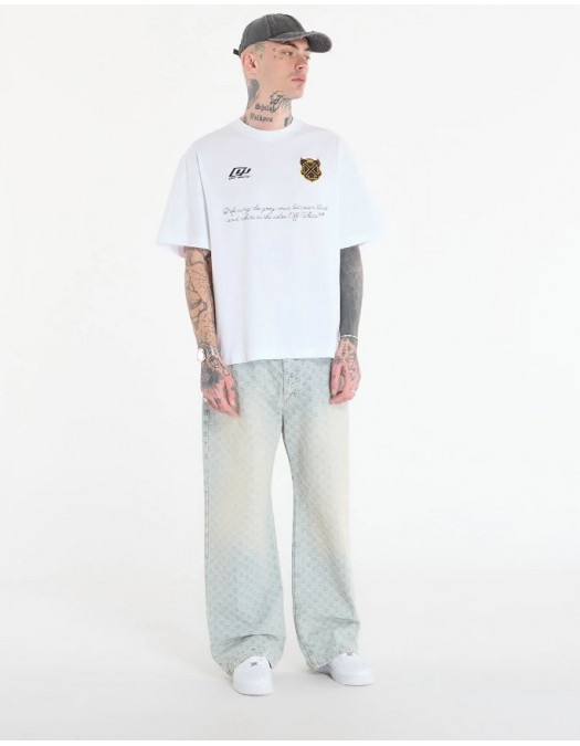 Tricou OFF WHITE, Sporty 3 Skate, White - OMAA120S26J00Q100