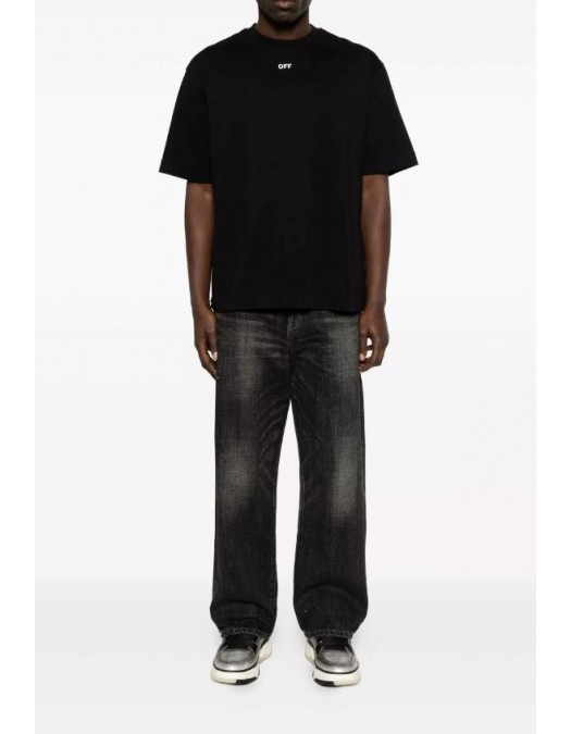 Tricou OFF WHITE, STAMP SKATE SS TEE, Negru - OMAA120S26J00Y001