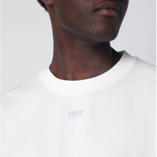 Tricou OFF WHITE, STAMP SKATE SS TEE, Alb