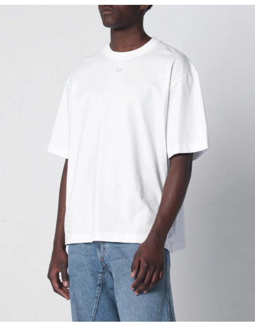 Tricou OFF WHITE, STAMP SKATE SS TEE, Alb - OMAA120S26J00Y100