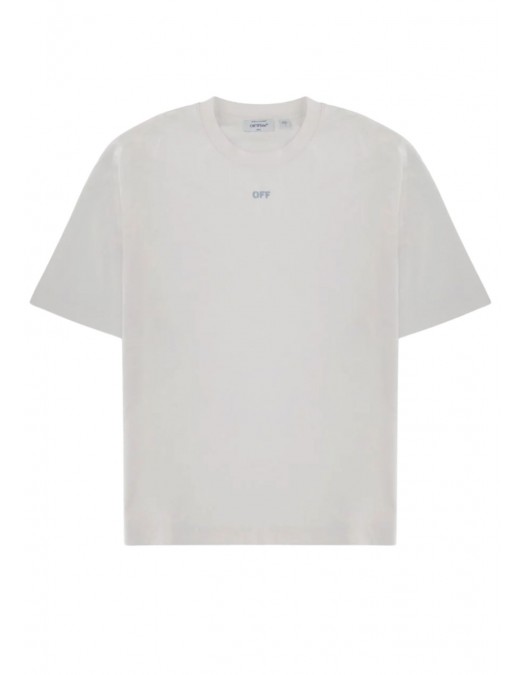 Tricou OFF WHITE, STAMP SKATE SS TEE, Alb - OMAA120S26J00Y100