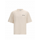 Tricou OFF WHITE, script skate T-shirt, Cream - OMAA120S26J01D270