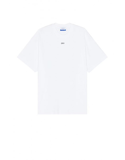 Tricou OFF WHITE, Full White, Logo Insert - OMAA161C99JER0010110