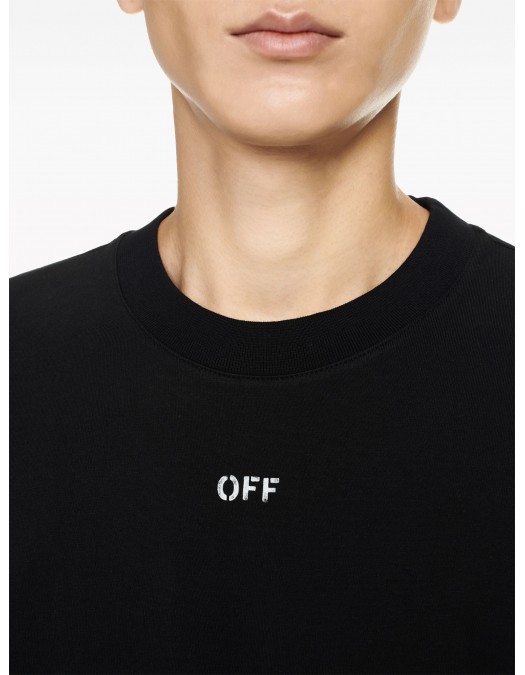 Tricou OFF WHITE, Full Black. OMAA161C99JER0011001 - OOMAA161C99JER0011001