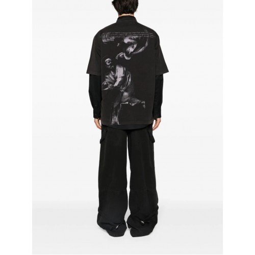 Tricou OFF WHITE, S.Matthew Skate, Black Tricou OFF WHITE, S.Matthew Skate, Black