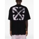 Tricou OFF WHITE, Graffiti White Print, Black - OMAA161F24JER0021030