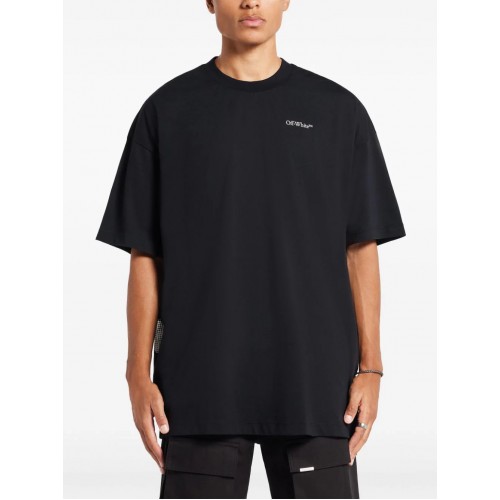 Tricou OFF WHITE, 3D Logo Print, Black, Oversized Tricou OFF WHITE, 3D Logo Print, Black, Oversized
