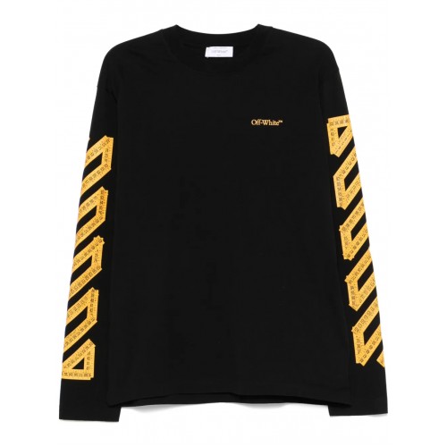 HANORAC OFF WHITE, Yellow Tape Arrow, Black HANORAC OFF WHITE, Yellow Tape Arrow, Black