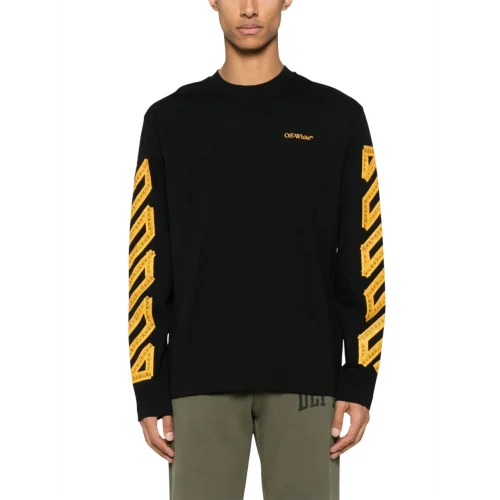 HANORAC OFF WHITE, Yellow Tape Arrow, Black