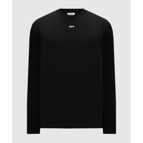 Tricou OFF WHITE, Long  Sleeve, Arrow Logo, Black Tricou OFF WHITE, Long  Sleeve, Arrow Logo, Black