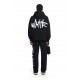 Hanorac OFF WHITE, Spray Logo Loose Hoodie, Negru - OMBB12MS26F007001