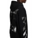 Hanorac OFF WHITE, Metal Arrow Skate Zip Hoodie, Negru - OMBE015S26F001001