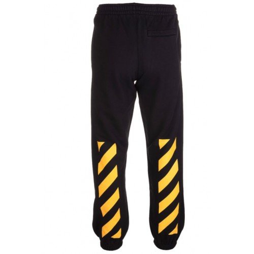 Pantaloni OFF WHITE Black, Bumbac OMCH029F21FLE0051084