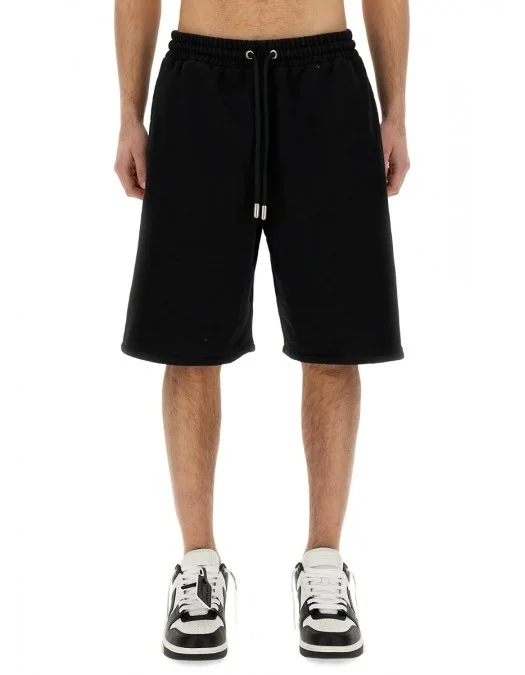 Pantaloni Scurti OFF WHITE, Logo Embroidered Drawstring Shorts - OMCI013S24FLE0021001 Pantaloni Scurti OFF WHITE, Logo Embroidered Drawstring Shorts - OMCI013S24FLE0021001