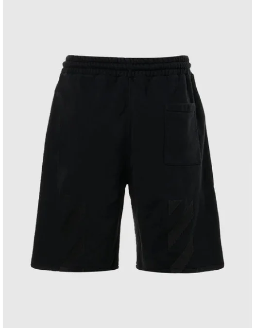 Pantaloni Scurti OFF WHITE, Logo Embroidered Drawstring Shorts - OMCI013S24FLE0021001 Pantaloni Scurti OFF WHITE, Logo Embroidered Drawstring Shorts - OMCI013S24FLE0021001